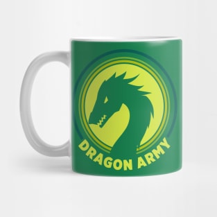 Dragon Army Green Logo Mug